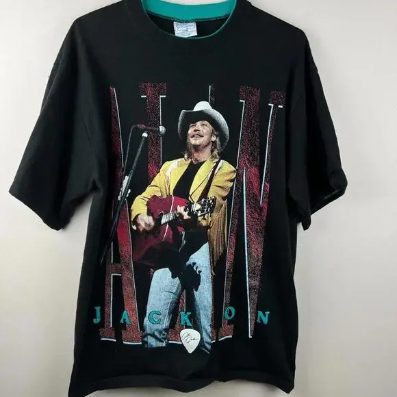 Vintage T Shirt Alan Jackson 1994 Graphic Country Tour T-Shirt Men’s Large - Picture 1 of 8